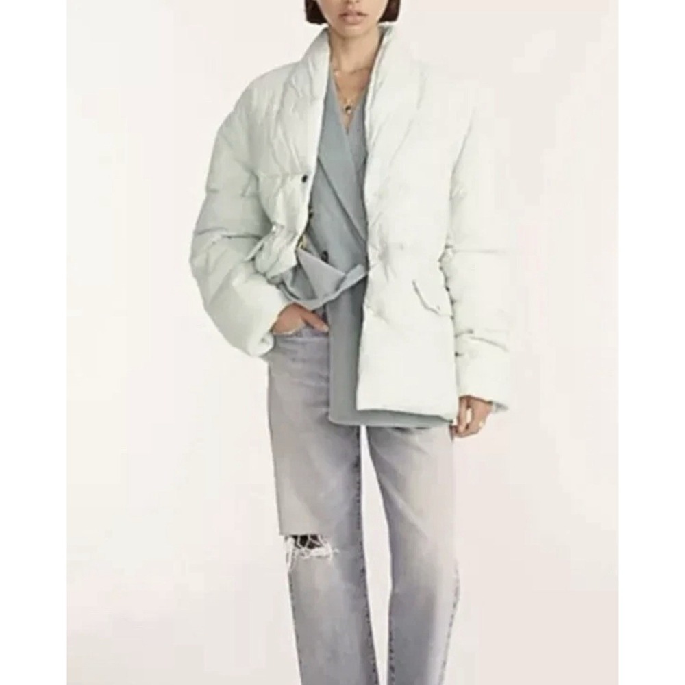 J CREW Alps puffer jacket with PrimaLoft® Item BA595 MINT GREEN, size S EUC